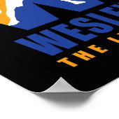 Wesley Custom Player Basketbal Uw Naam De Legende Poster (Hoek)