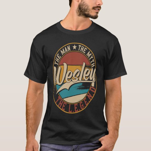 Wesley Het man de mythe de legende T-shirt (Voorkant)