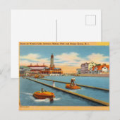 Wesley Lake, Asbury Park & Ocean Grove, N.J. Briefkaart (Voorkant / Achterkant)
