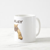 Wesley Naam Met Luie Kat, Koffiemok (Voorkant rechts)