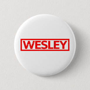 Wesley Stamp Ronde Button 5,7 Cm