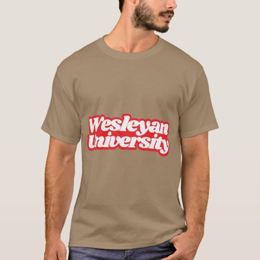 Wesleyan Universiteit T-shirt (Voorkant)