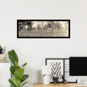 Wesleyan University CT Foto 1909 Poster (Thuiskantoor)