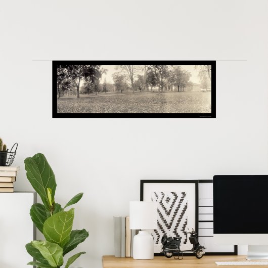 Wesleyan University CT Foto 1909 Poster (Thuiskantoor)