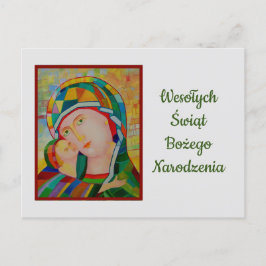 Wesołych Świąt Bożego Narodzenia kerstkaart Briefkaart
