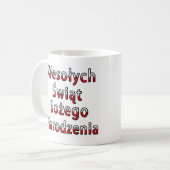 Wesolych Swiat Bozego Narodzenia Koffiemok (Voorkant links)