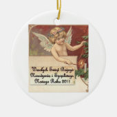 WESOLYCH SWIAT BOZEGO NARODZENIA MERRY CHRISTMAS KERAMISCH ORNAMENT (Voorkant)