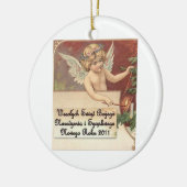 WESOLYCH SWIAT BOZEGO NARODZENIA MERRY CHRISTMAS KERAMISCH ORNAMENT (Links)