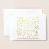 Wesołych Świąt i Szczęśliwego Nowego Roku Folie Kaarten (Voorkant met envelop)