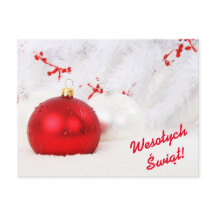 Wesołych Świąt Kerst in het Pools