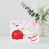 Wesołych Świąt Kerst in het Pools Feestdagenkaart (Staand voorkant)