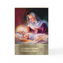 Wesolych Swiat. kerstKaart in het Pools