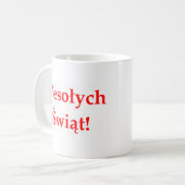 Wesolych Swiat Koffiemok (Voorkant links)