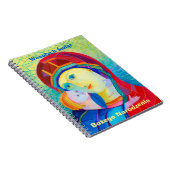 Wesołych Świąt Merry kerstcadeau Pools voor haar Notitieboek (Rechterzijde)