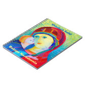 Wesołych Świąt Merry kerstcadeau Pools voor haar Notitieboek (Linkerzijde)