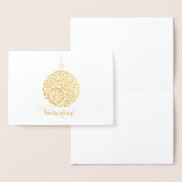 Wesołych Świąt Ornamentu Folie Kaarten