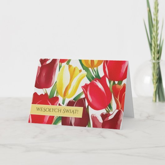 Wesołych Świąt Pasen Kaarten in het Pools (Voorkant)