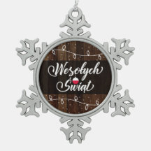 Wesołych Świąt Poland Merry Kerstmis, Rustic