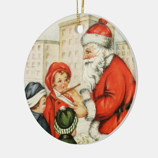 Wesołych Świąt Pools kerstdecor Cerami Keramisch Ornament (Links)