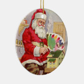 Wesołych Świąt Pools kerstdecor Keramisch Ornament (Rechts)