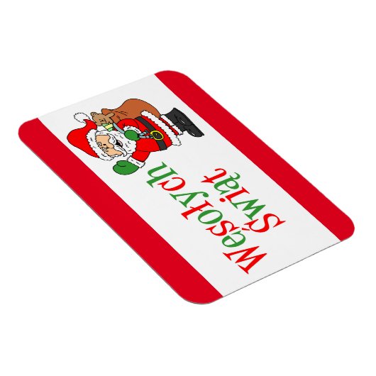 Wesolych Swiat Pools kerstnet Magneet (Rechterzijde)