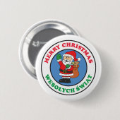 Wesolych Swiat Poolse kerst Ronde Button 5,7 Cm (Voorkant /achterkant)