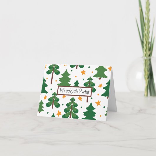 Wesołych Świąt, Poolse kerstKaart Kaart (Voorkant)