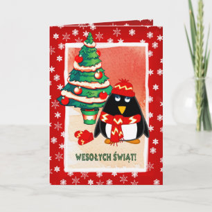 Wesołych Świąt Poolse kerstKaarten Feestdagen Kaart