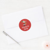 Wesolych Swiat Poolse kerstkerstkerstkerstkerstker Ronde Sticker (Envelop)