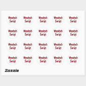 Wesolych Swiat Ronde Sticker (Vel)