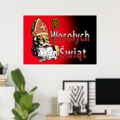 Wesolych Swiat St. Nicholas Poster (Thuiskantoor)