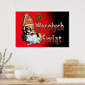 Wesolych Swiat St. Nicholas Poster (Keuken)