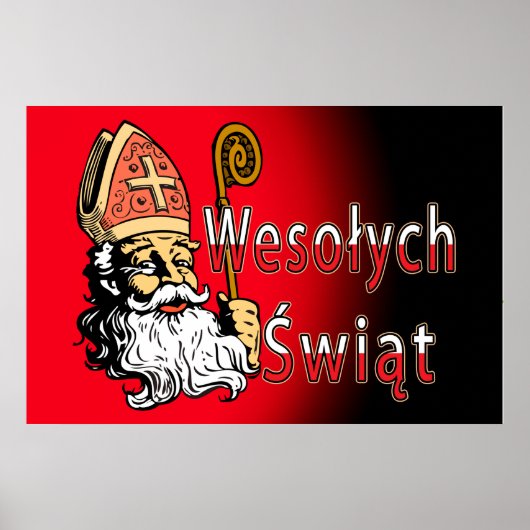 Wesolych Swiat St. Nicholas Poster (Voorkant)