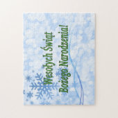 Wesołych Świąt ...! Vrolijk kerstfeest in Poolse g Legpuzzel (Verticaal)