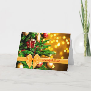 Wesolych Swiat - Vrolijke Kerstkaart Feestdagen Kaart
