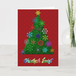 Wesolych Swiat - Vrolijke Kerstkaart Feestdagen Kaart