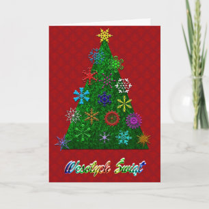 Wesolych Swiat - Vrolijke Kerstkaart Feestdagen Kaart