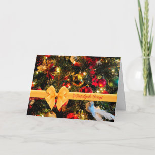 Wesolych Swiat - Vrolijke Kerstkaart Feestdagen Kaart