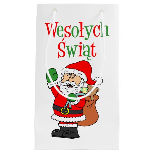 Wesolych-wiat en kerstmansmannetjes Gi Klein Cadeauzakje (Voorkant)