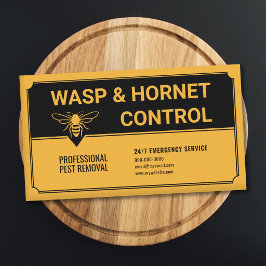 Wesp & Hoornaarbestrijding - Zwart & Geel Visitekaartje