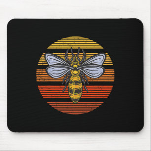 Wesp Insect Vogelliefhebber Gift Retro Wesp Muismat