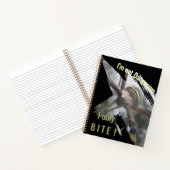 Wesp Spin Close Up Fun Klan. Tekst Notitieboek (Binnen)