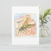 Wesp Wenskaart Kaart (Staand voorkant)