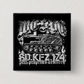 Wespe Pinback Button (Voorkant)