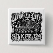 Wespe Pinback Button (Voorkant)