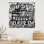 Wespe-Poster Poster (Keuken)