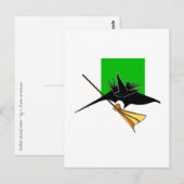 Wess Witch Melted Briefkaart (Voorkant / Achterkant)