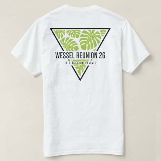 WESSEL REUNION 2026  T-SHIRT (Design achterkant)