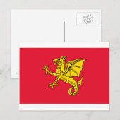 Wessex-vlag Briefkaart (Voorkant / Achterkant)