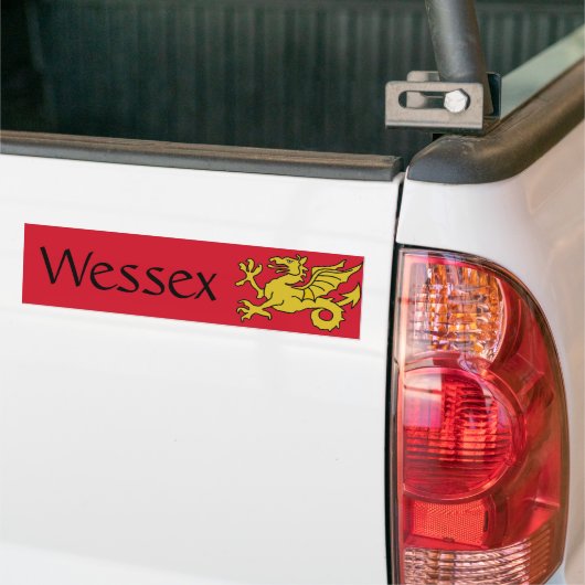 Wessex-vlag Bumpersticker (Op Truck)
